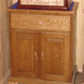 Large oak cabinet